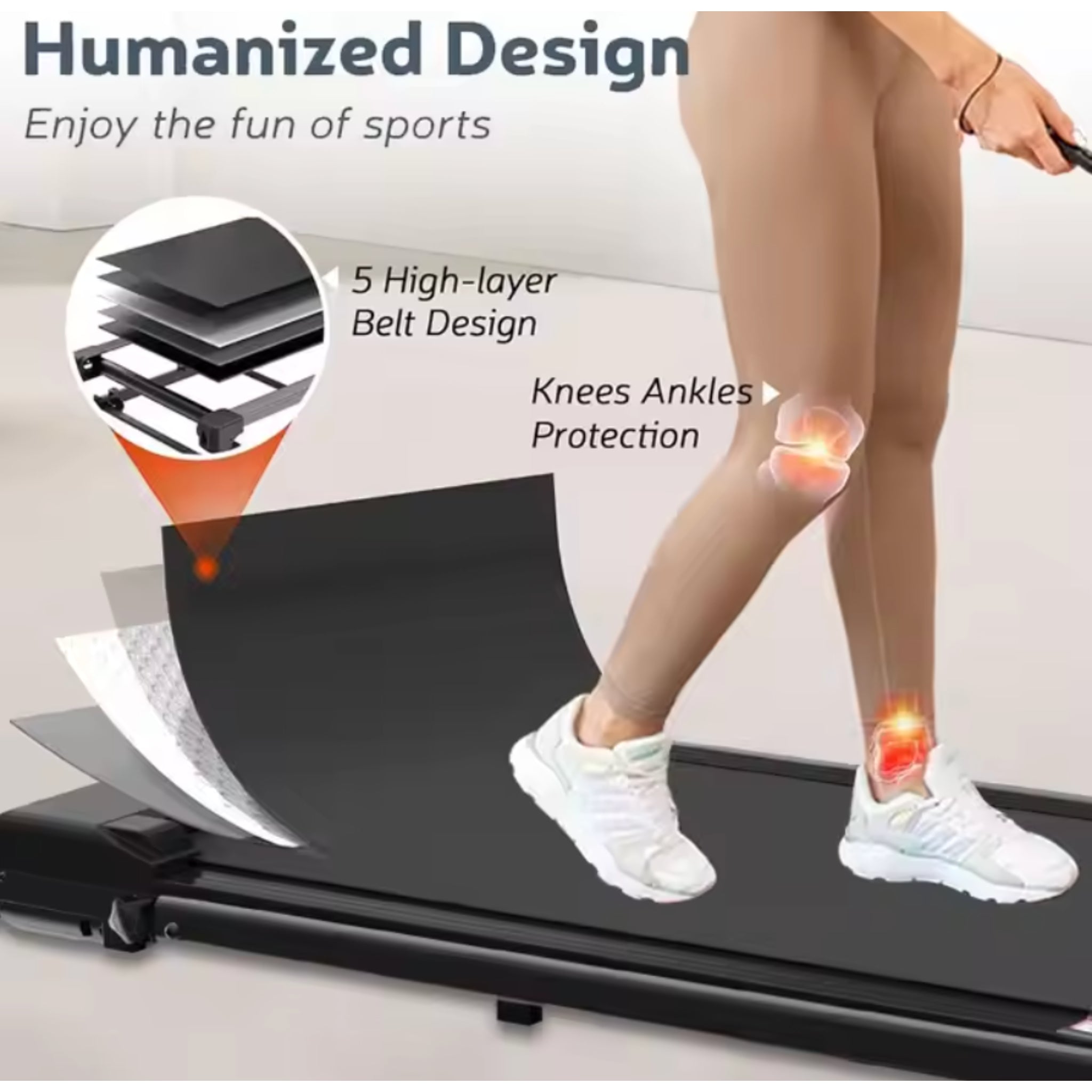 StridePro SlimWalk Treadmill Desk